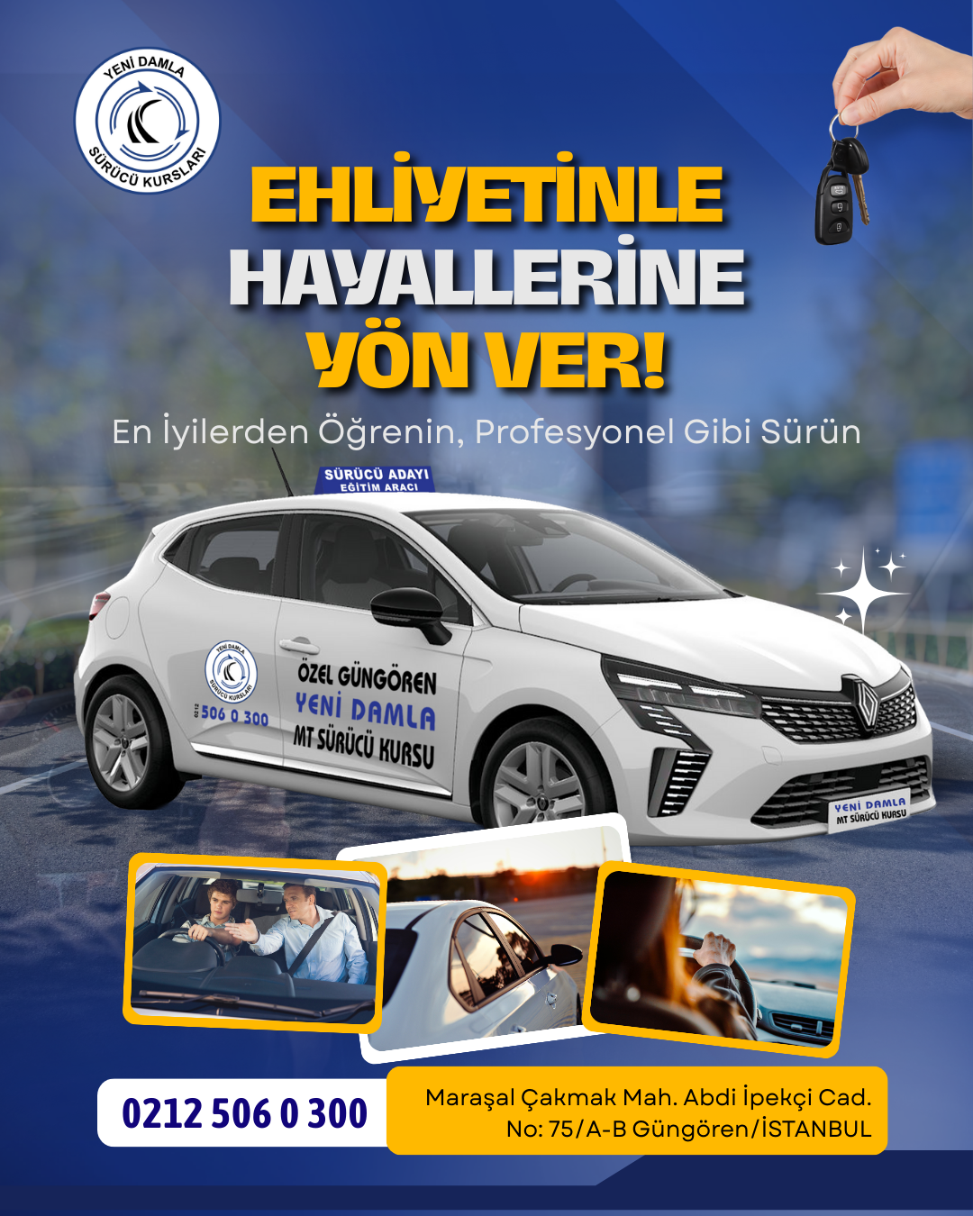 İstanbul Güngören İndirimli Uygun Fiyatlı Ehliyet